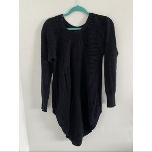 Agnes and Dora Long Black Sweater